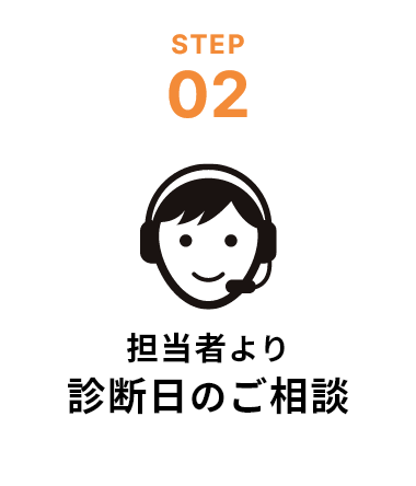 step2担当者より診断日のご相談